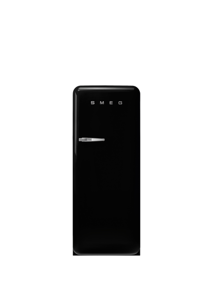 Smeg 50's Style FAB28R Freestanding Fridge with Ice Box, Right-Hand Hinge, Black
