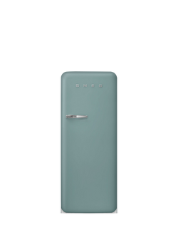 Smeg 50's Style FAB28R Freestanding Fridge with Ice Box, Right-Hand Hinge, Emerald Green
