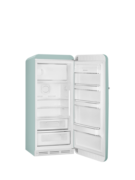 Smeg FAB28RDSA6 Freestanding Fridge, Sea Salt Green - view 2, Sea Salt Green