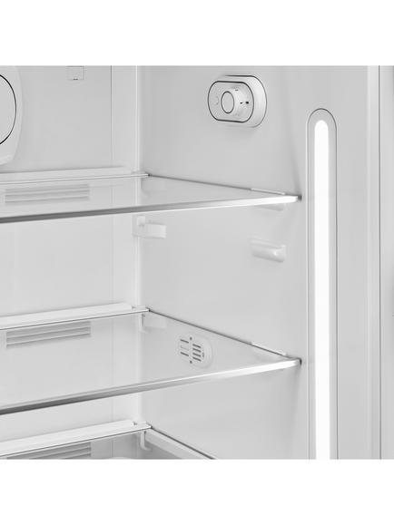 Smeg 50's Style FAB28R Freestanding Fridge with Ice Box, Right-Hand Hinge - view 2, White