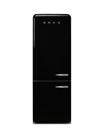 Smeg FAB38L Freestanding 60/40 Fridge Freezer, Black