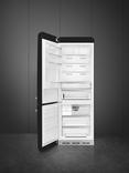 Smeg FAB38LBL6 Freestanding 60/40 Fridge Freezer, Black