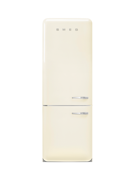 Smeg FAB38L Freestanding 60/40 Fridge Freezer, Cream