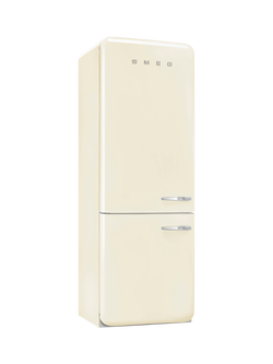 Smeg FAB38L Freestanding 60/40 Fridge Freezer - view 2, Cream