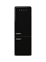 Smeg FAB38RBL6 Freestanding 60/40 Fridge Freezer, Black