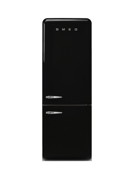 Smeg FAB38R Freestanding 60/40 Fridge Freezer, Black