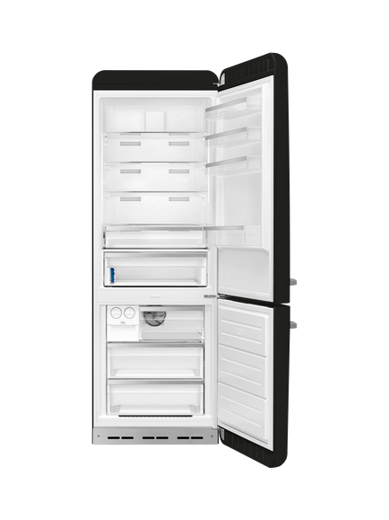 Smeg FAB38R Freestanding 60/40 Fridge Freezer - view 2, Black