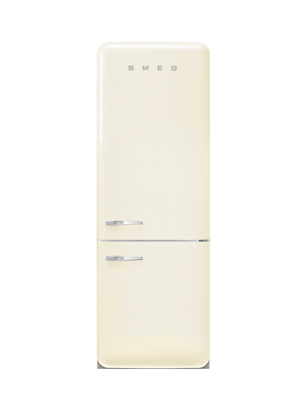 Smeg FAB38R Freestanding 60/40 Fridge Freezer, Cream