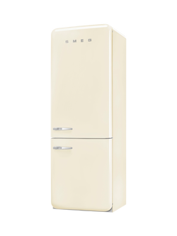 Smeg FAB38R Freestanding 60/40 Fridge Freezer - view 2, Cream