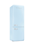 Smeg FAB38RPB6 Freestanding 60/40 Fridge Freezer, Pastel Blue