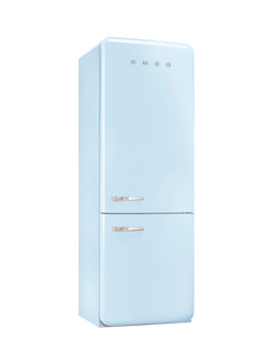 Smeg FAB38R Freestanding 60/40 Fridge Freezer - view 2, Pastel Blue