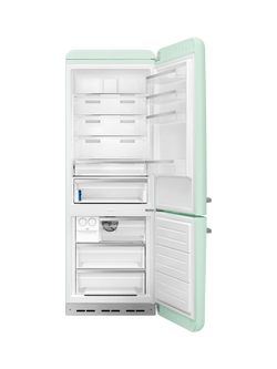 Smeg FAB38R Freestanding 60/40 Fridge Freezer - view 2, Pastel Green