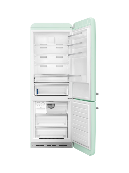 Smeg FAB38R Freestanding 60/40 Fridge Freezer - view 2, Pastel Green