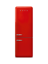 Smeg FAB38RRD6 Freestanding 60/40 Fridge Freezer, Red