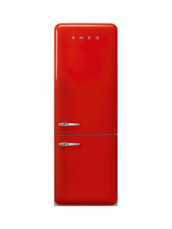 Smeg FAB38R Freestanding 60/40 Fridge Freezer, Red