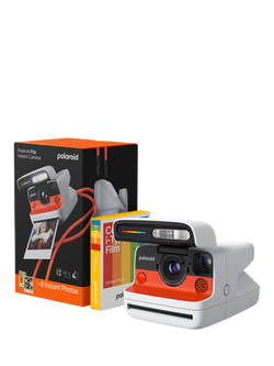 Polaroid EB Flip Instant Camera, Black, White