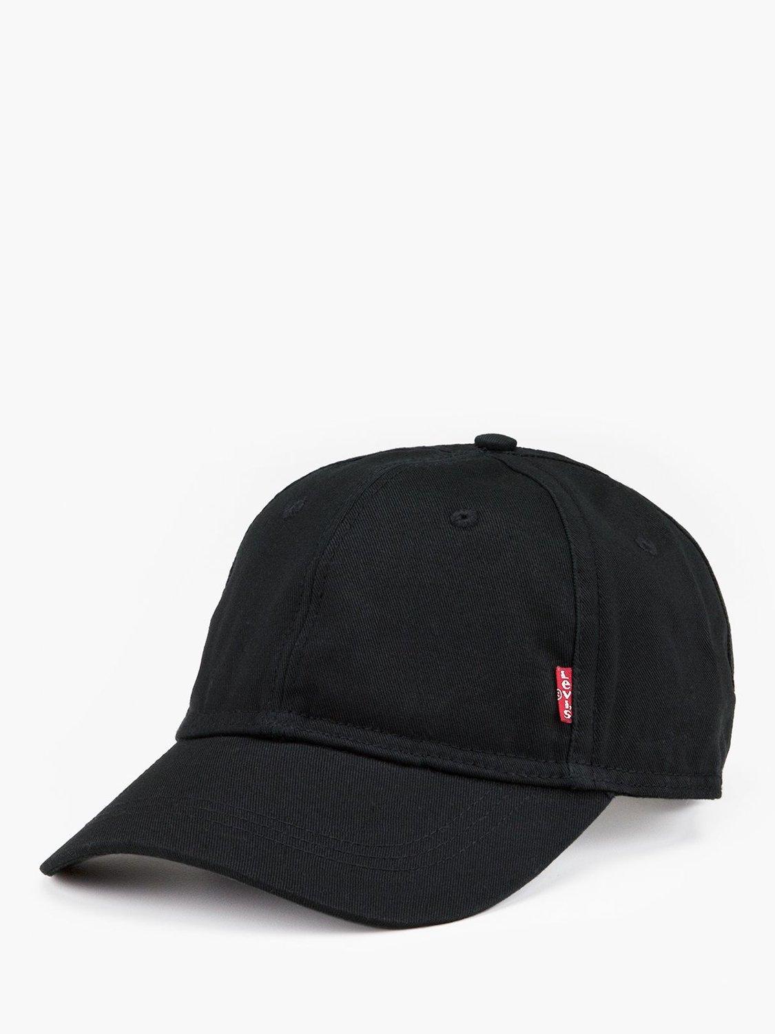 Product image 1 of 4, which shows Levi's Red Tab Baseball Cap, Black