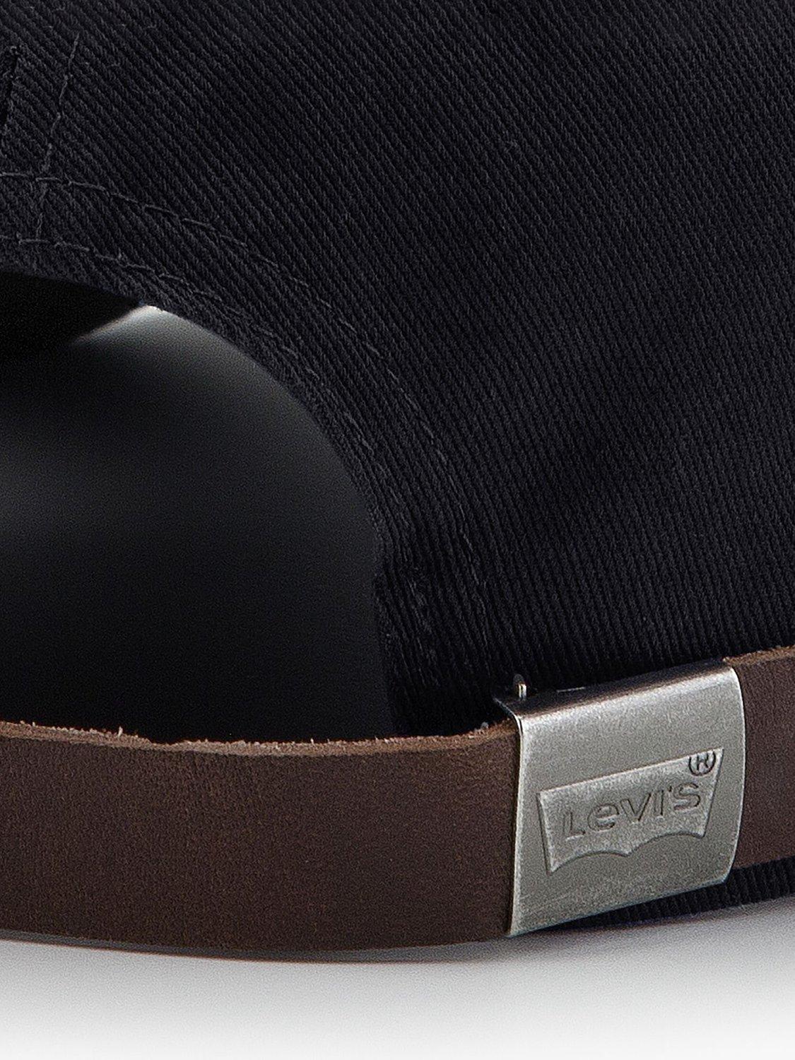 Product image 3 of 4, which shows Levi's Red Tab Baseball Cap, Black