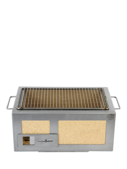 Kasai Little Konro Grill Charcoal BBQ, Silver