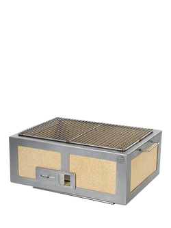 Kasai Medium Konro Grill Charcoal BBQ - view 2, Silver