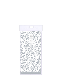John Lewis Berries Paper Tablecloth, Silver, Silver