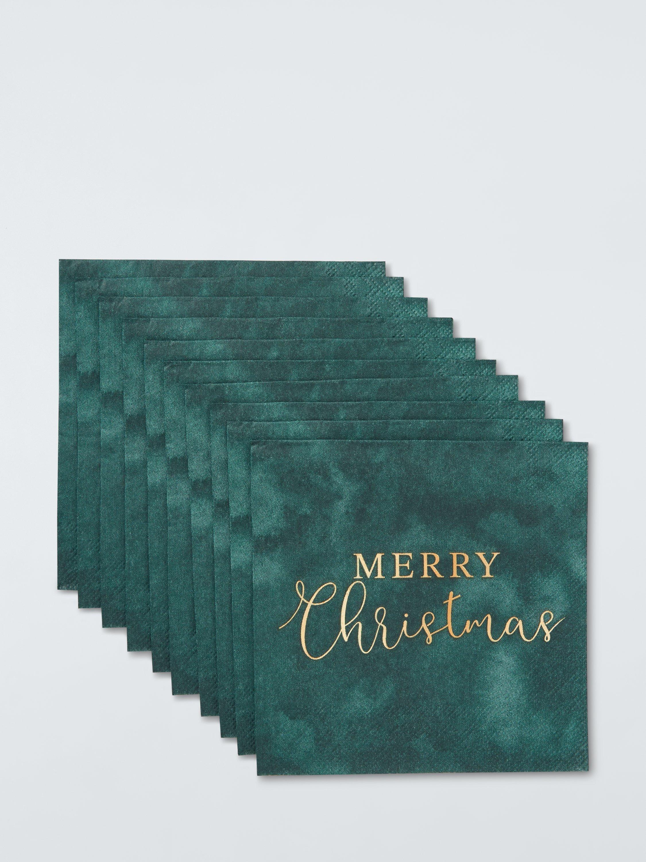 Mouse Band Winter Cocktail Napkin Pack 20pcs – Festive Party Décor