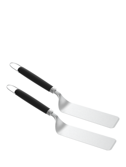 Weber Stainless Steel Griddle Spatula, Set of 2, Silver