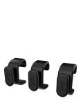 Weber Works Snap On BBQ Tool Hooks, Set of 3, Black