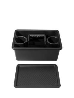 Weber Works BBQ Caddy with Tray Lid, Black