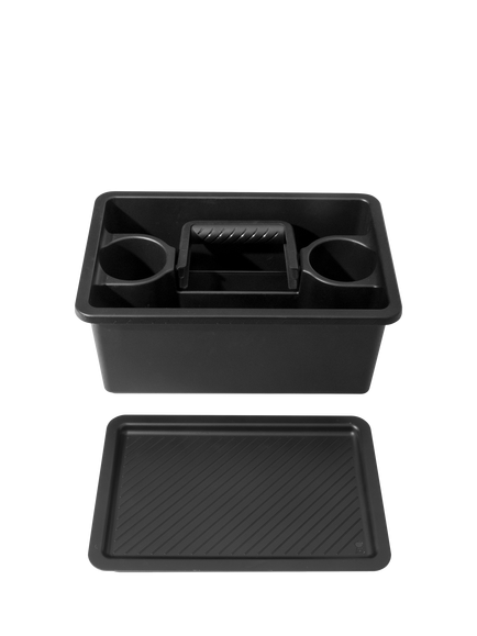 Weber Works BBQ Caddy with Tray Lid, Black