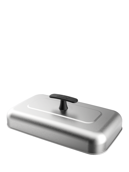 Weber BBQ Stainless Steel XL Basting Dome, Black