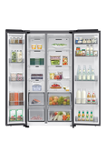 Samsung RS70F67QCFEU Bespoke AI Series 7 Freestanding 65/35 American Style Fridge Freezer, Black
