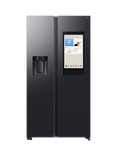 Samsung RS90F66BEFEU Bespoke AI Family Hub Freestanding 65/35 American Style Fridge Freezer, Black
