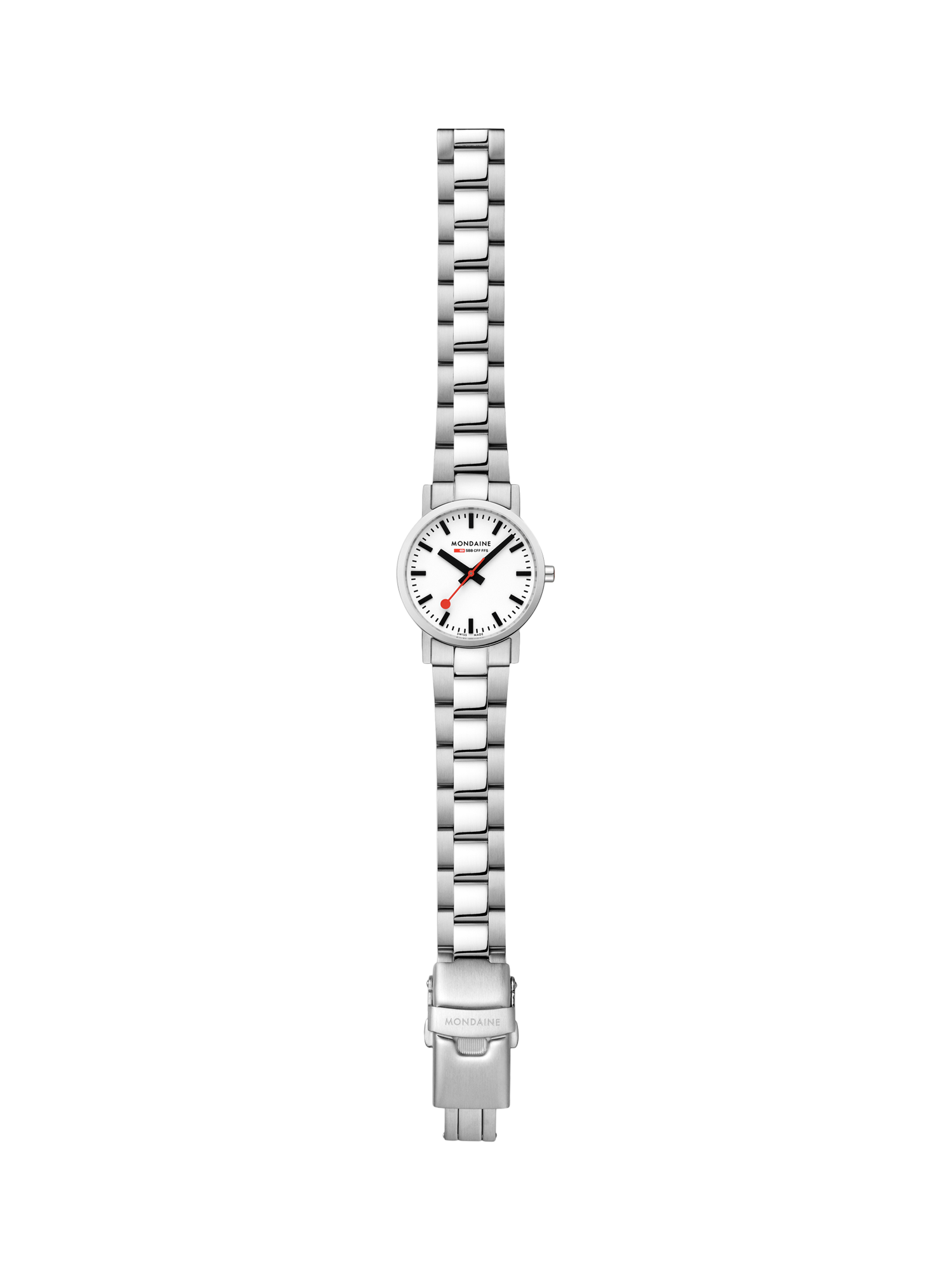 Product image 6 of 7, which shows Mondaine Women's Classic Collection A6583032311SBJ Bracelet Strap Watch, Silver