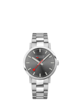 Mondaine Unisex Classic Collection A6603036081SBJ Bracelet Strap Watch, Silver