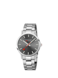 Mondaine Unisex Classic Collection A6603036081SBJ Bracelet Strap Watch, Silver