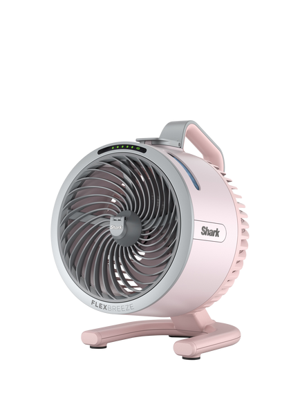 Shark FlexBreeze HydroGo Portable Misting Fan, Ballet Pink