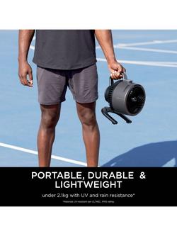 Shark FlexBreeze HydroGo Portable Misting Fan - view 2, Charcoal