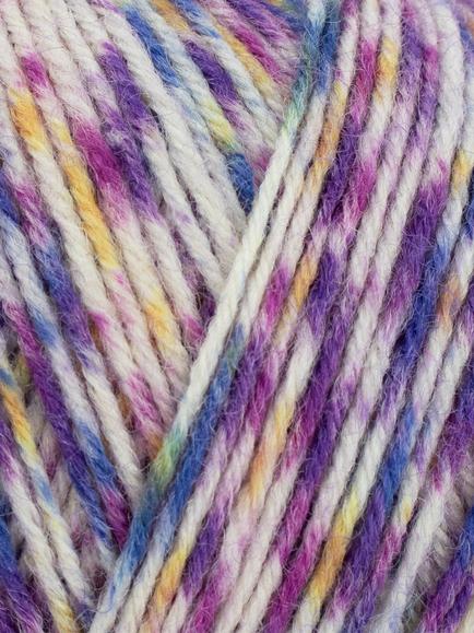 West Yorkshire Spinner Butterflies 4 Ply Knitting Yarn, 100g - view 2, Purple Emperor