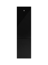 Bertazzoni Modern Series RBM60F5FBNC Freestanding 70/30 Fridge Freezer, Black Glass