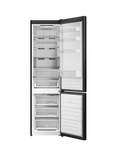 Bertazzoni Modern Series RBM60F5FBNC Freestanding 70/30 Fridge Freezer, Black Glass