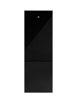 Bertazzoni Modern Series RBM70F4FBNC Freestanding 70/30 Fridge Freezer, Black Glass