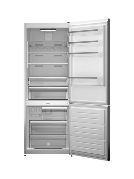 Bertazzoni Modern Series RBM70F4FXNC Freestanding 70/30 Fridge Freezer, Stainless Steel - view 2, Stainless Steel
