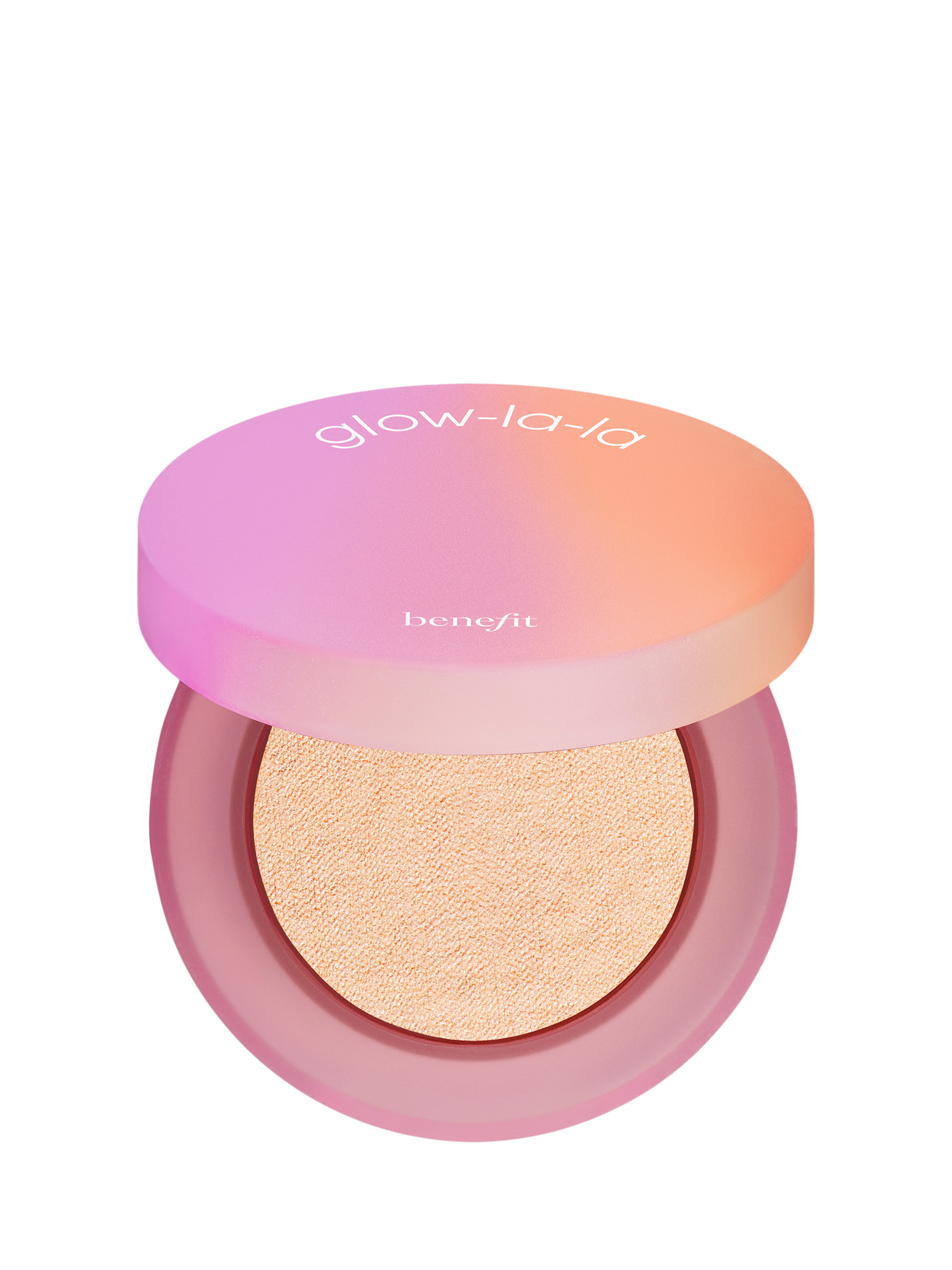 Product image 1 of 8, which shows Benefit Glow-la-la Highlight Powder, Luna