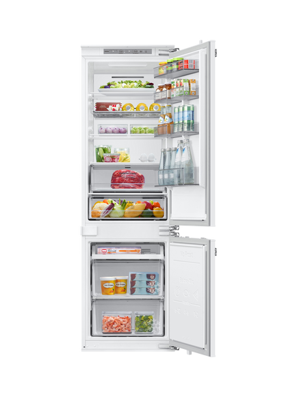 Samsung Series 6 BRB70F26CEF0 Integrated 70/30 Smart Fridge Freezer with SpaceMax™, White, White