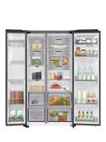 Samsung RS70F66KCTEU Bespoke AI Series 7 Freestanding 65/35 American Style Fridge Freezer, Silver
