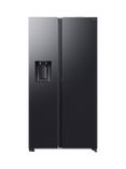 Samsung RS80F66KBFEU Bespoke AI Series 8 with On-device Bixby Freestanding 65/35 American Style Fridge Freezer, Black