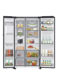 Samsung RS80F66KBTEU Bespoke AI Series 8 Freestanding Fridge Freezer, Silver