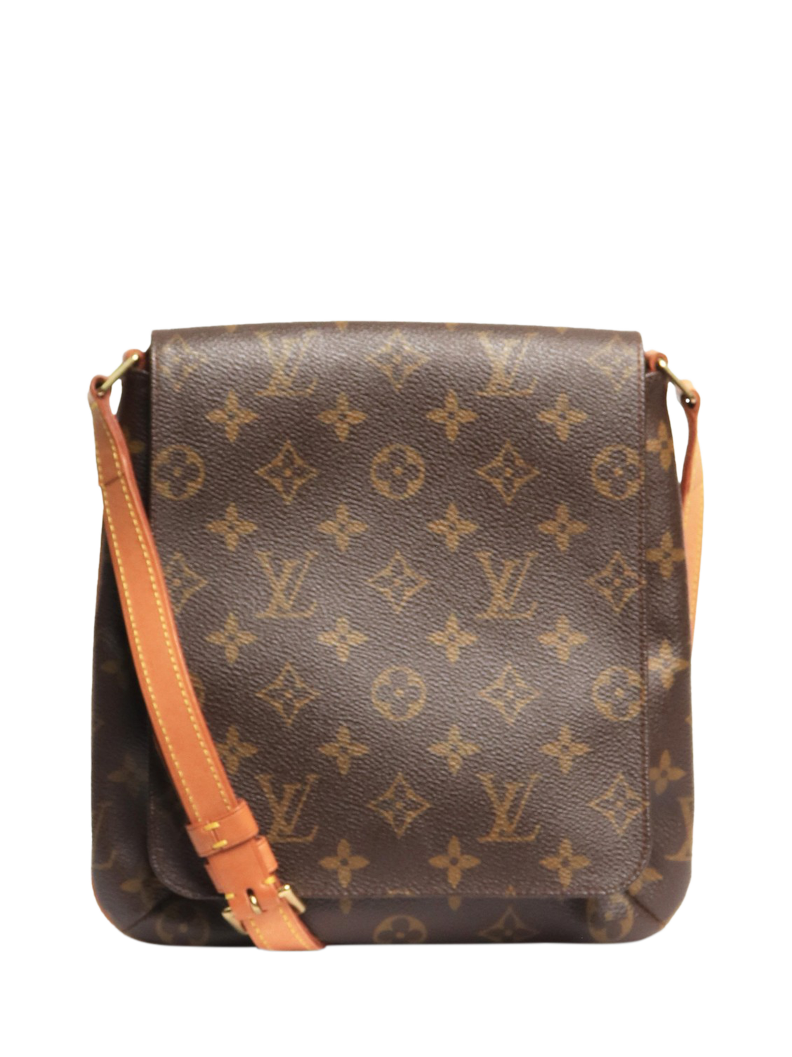 Pre-loved Louis Vuitton Monogram Musette Salsa Canvas and Leather Shoulder Bag, Brown
