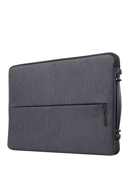 Lenovo Urban Sleeve Case for Laptops, Charcoal Grey, Charcoal Grey